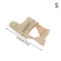 생안발발톱꼬임교정패치 족저근막염실내화 평발슬리퍼 자세교정 1pcs 엄지 분리기 건막 외반 외반 장치 뼈 엄지 정형 앞발 패드 발, s