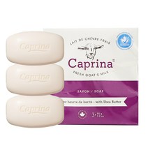 카프리나 산양 비누 3입(90g X 3) / 코스트코 산양유 세수 비타민 명품 향비누, 90g, 3개