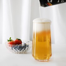 골드 플레인 카페 유리컵 470ml