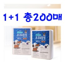 모하냥 모하멍 애완동물 배변패드 1+1 총200P (S03209), 2팩