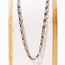 [Jbans Classic] 미디엄박스 써지컬스틸 체인목걸이 (C1901-AN624_SV)