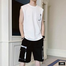 가바바 남성 나시 트레이닝복 심플하면서도 포인트를 준 트레이닝복 세트 G59443