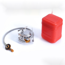 캠핑왕국 접이식 가스버너 스토브, 미니 스토브