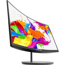 커브드모니터 게이밍 게임 용 듀얼 커브 모니터 Sceptre 곡선형 27인치 게이밍 모니터 R1500 98% sRGB HDMI, 한개옵션0