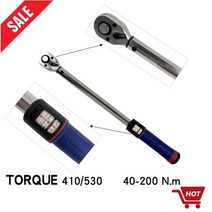 자전거토크렌치 자전거 공구통 체인교체 페달렌치 3 고정밀 14 38 12 사전 설정 클릭 조정 가능한 토크 렌치 자동차 수리 2-330n.m 2 단위 창 디스플레이, 40-200 nm