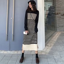 포플러앤씨 여성용 윌리 단가라 원피스