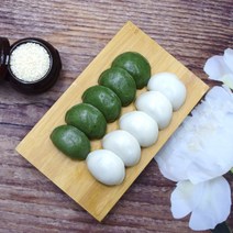 1[이든미] 2색바람떡 1kg+2색꿀떡 1kg/총2키로 달콤한 팥 앙금 반달 떡 한입 크기 달콤 고소한 꿀떡 /, 1kg
