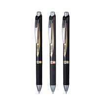 펜텔 에너겔 퍼머넌트 볼펜 0.5mm mm 교체 공부 energel 에너겔 permanent 학용품 사무 ballpen 기록 볼펜, 레드