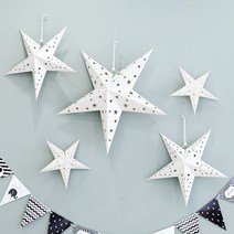 페이퍼 별랜턴 중 45cm 1p, 3개