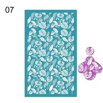 도예재료 폴리머 클레이 도구 실크 스크린 스텐실 도자기 점토에 크리스마스 인쇄 세라믹 공예 보석 귀걸이 데코 supplie 만들기 220, 스타일 07