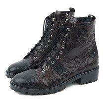 RHJ-50-13 브라운 캐쥬얼 남성부츠 소가죽 수제화부츠 국산남성반부츠 해피슈즈