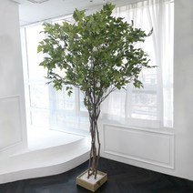 수피아 자작나무 인조목 조화나무 실내조경 인테리어소품, 16.라인자작, 1900mm, 사방형, 1개