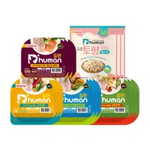 듀먼 강아지 자연화식 닭가슴살 + 토핑 닭안심 통살구이 SET, 3set, 100g 4종 4팩+토핑 닭안심 1팩