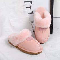 보온실내화 보온 회사 털 사무실 실내 거실 겨울 방한 가을 슬리퍼, B
