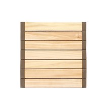 안스하우스 DIY 주방 욕실 거실 베란다 다용도 발판 매트, 미송 원목 400 멀티발판매트
