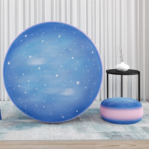 빈팩 빈백 2인용 대형 튜브 쿠션 후기 특대형 마약쇼파 쫀득 구름 EPS, 로맨스 스타, 90x50cm 단독 소파 코트, 단독 소파 커버-로맨틱별하늘