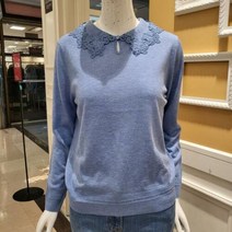 이랜드 [BCBG]BCBG 비씨비지 봄신상품22 밸라 레이스패치 니트 B2A2K411