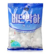 크라운 비단 박하 캔디, 120g, 10개