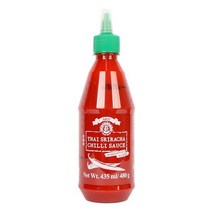 수리 쓰리라차 칠리 소스 435ml / 스리라차 태국 고추 담백한 매콤한 칼칼한 맛 쌀국수 볶음 요리 220998, 1개