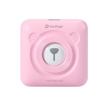 프린터 악세사리 Peripage 블루투스 미니 감열식 포토 프린터 모바일 포켓 라벨 휴대용 사진 스티커 라벨, 08 203 Pink_01 CHINA