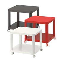 이케아 TINGBY 팅뷔 이동식 보조 테이블 50x50cm, 그레이