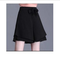 [Myshe] 여성 쉬폰 치마바지 데일리룩 여름 반바지 JJ821