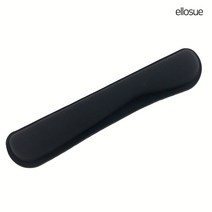 엘로슈 메모리폼 키보드 손목받침대 손목보호대 팜레스트 장패드 손목쿠션, 1개, 블랙