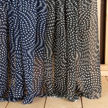 유명한원단 블라우스원단 쉬폰 원단 다이아몬드 네이비 블랙 2종, 블랙(E육삼)