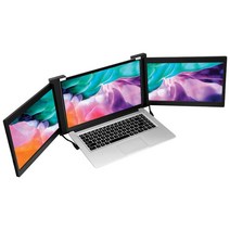 스마트모니터 세로 휴대용 컴퓨터 모니터 듀얼 와이드 리퍼 배그용 스크린 eyoyo ​​더블 1080p usb c hdmi 게임 ps4 fhd, 13.3인치