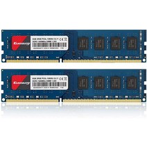 Kuesuny 16GB 키트 (2x8GB) DDR4 3200MHz UDIMM PC4-25600 (PC4-3200) CL22 DIMM 비 ECC 데스크탑 컴퓨터 RAM 메모리 업그레
