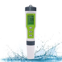Aerospring AEROSPRING 3in1 방수 다기능 디지털 미터 EC(전기 전도도) 측정 pH 및 온도 기능은 수경 시스템을 위해 특별히 설계되었습니다