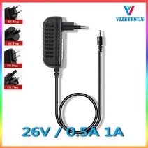 26v 0.5a 진공 청소기 전원 코드 26v 1a 26v 500ma, 영국