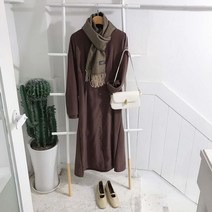 보블리에 / 로맨스 핀탁 무지 원피스