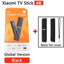 Xiaomi-글로벌 버전 Mi TV 스틱 4K 안드로이드 11 HDR 쿼드 코어 2GB RAM 8GB ROM 블루투스 5.0 와이파이 구글 어시스턴트, [03] Eu mi 4k stick only, [03] add transparent case