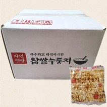 자연햇쌀 100%국내산 찹쌀누룽지, 30팩, 60g