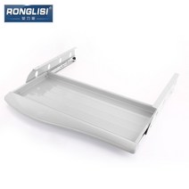 키보드트레이 키보드받침대 거치대 책상 키보드 Ronglisi 컴퓨터 스틸 메탈 브래킷, 오프 화이트(마우스 패드 없음)