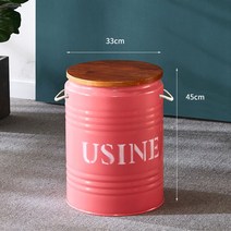 식당 철제의자 옛날감성 철통 버킷 기름통 의자, 27 라이트 핑크