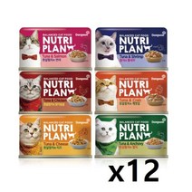 동원 뉴트리플랜 고양이 습식캔 160g X 24개입, 참치와 크릴새우
