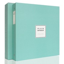 앨범샵 포켓식 백색 내지 플레인 바인더 포토앨범, 민트, 50매