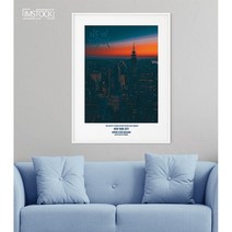 아이엠스톡 인테리어 액자 New York City 시리즈 158 뉴욕 사진 원목 캔퍼스액자, 블랙원목