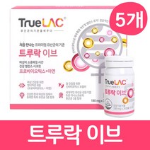 트루락 이브 프로바이오틱스 아연 여성 유산균 신바이오틱스 캡슐, 5개, 30캡슐