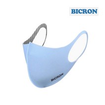 비크론 은나노 항균 도전사 3D 면마스크- 스카이블루