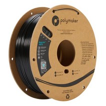 Polymaker 3D 프린터 PolyLite PETG 필라멘트 Black 1kg, 3D 프린터 PETG 필라멘트 Black 1kg