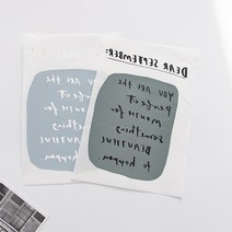 원단킹 종이전사지) 디어 셉템버 2color Z0518 (8219526), 화이트