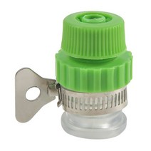 스프링쿨러 1/2 Hose To 16mm Round Tap Connectors Garden Water Faucet Quick Connector Fittings 1pcs Joint, 02 green_01 2분의 1 '