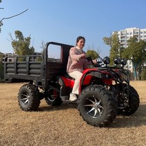 4륜 사발이 ATV 트레일러 수레 짐칸 짐받이 오토바이 바이크 농업용 산악용 레저용 다목적 오프로드, A