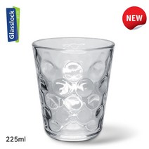 [글라스락] 수정물컵(강화유리) 225ml, 1개