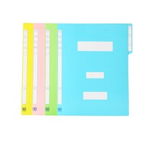 희망 칼라 정부화일 A4 10개입 [HE417/HC417] / 서류 보관 종이 PP 정부 화일 파일 사무용품 (4컬러-하늘/노랑/분홍/, 01. 정부화일, 노랑