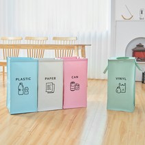 카사루 재활용 분리수거함 4단 대형, 4단대형, 1세트