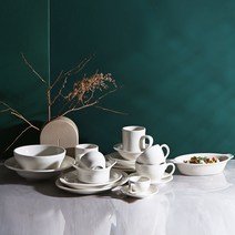 [시라쿠스]뉴욕 도자기 식기(22style), 카페라떼잔